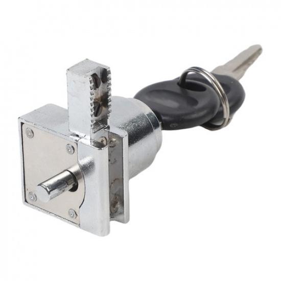 Cabinet Display Showcase Sliding  5-8mm Glass Door Lock Mechanisms With Keys Set