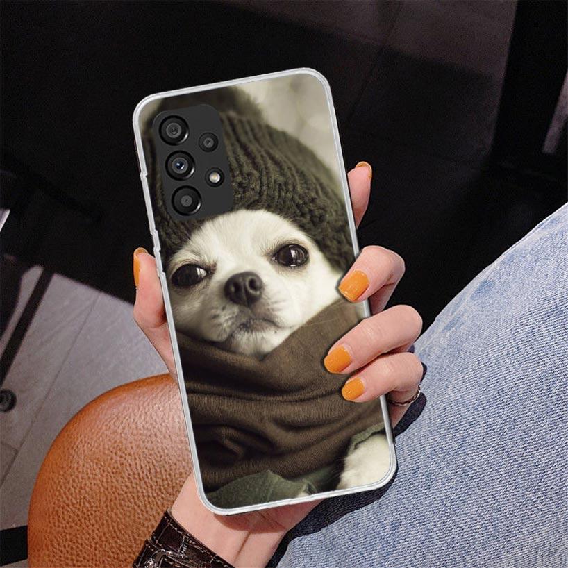 

Chihuahua Puppy Teacup Dogs Phnoe Case for Samsung Galaxy A17 A37 A57 A16 A26 A36 A56 A15 A14 A13 A55 A54 A53 A35 A34 A33 A25 A2 Samsung A17
