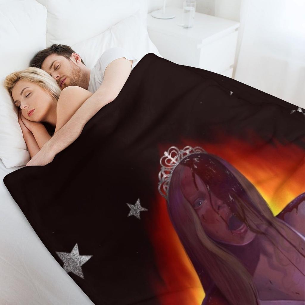 Carrie 1976 Throw Blanket valentine gift ideas Sofa Quilt Soft Plaid Soft Beds Blankets
