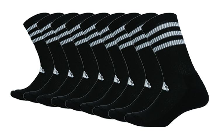 Adidas Basketball Socks All Unisex Black White Couple s DZ9347