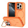 KEYSION Matte Skin Feel Lens Stand Phone Case for Magsafe for iPhone 16 Pro Max 16 Plus Magnetic Wireless Charging Shockproof Cover