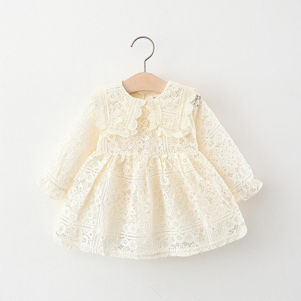 Long Sleeve Lace Princess Dress for Toddlers