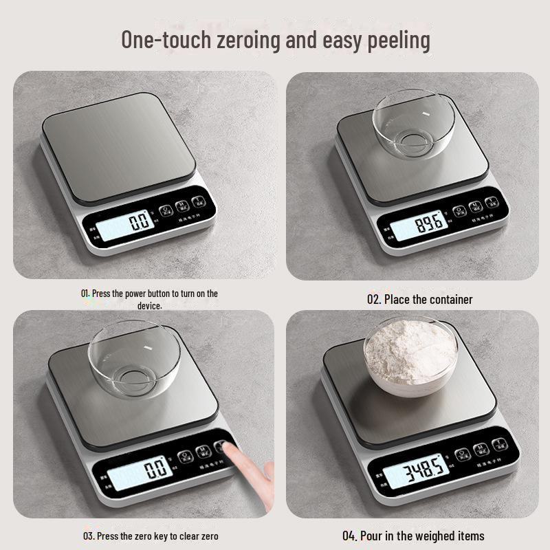High-Precision Electronic Kitchen Scale for Baking and Chinese Medicine