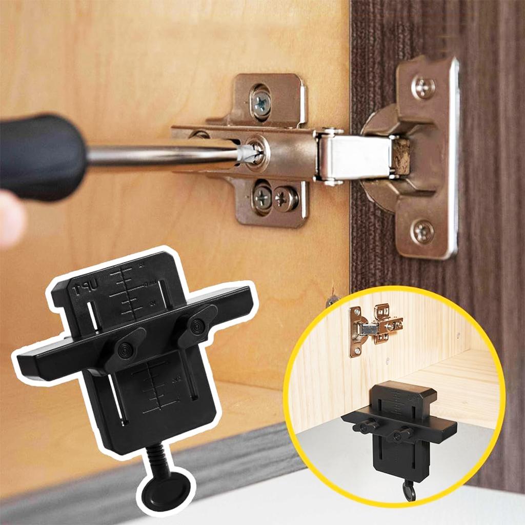 Cabinet Door Installation Positioner,Newest Cabinet Door Mount Locator, Adjustable Length for Most Cabinet Doors