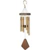 Art Bizniz 35 Cm Aluminum/wood Bronze Wind Chime