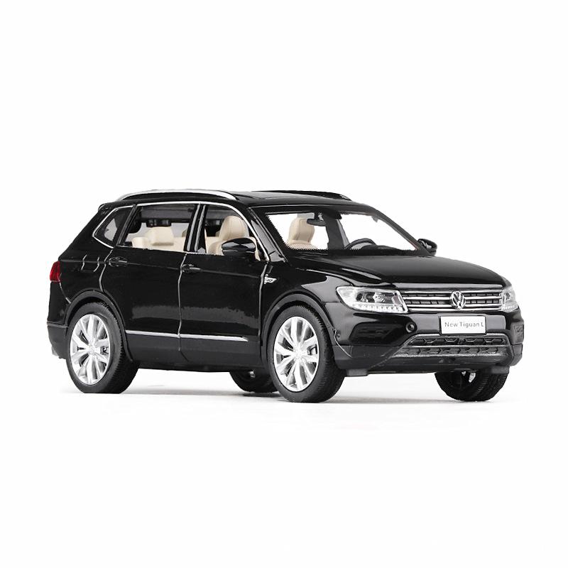 1/32 Scale Tiguan L Diecast Alloy Model Car, Μοντέλο Παιχνίδι Αυτοκινήτου με Ήχο και Φως, Παιχνίδι Παιδικού Αυτοκινήτου Pull Back, Εκθέσεις συλλογής δώρων διακοπών