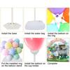 Flexible Balloon Column Holder Lightweight and Durable Balloon Arch Kits Support Stand with Base for Birthday Wedding