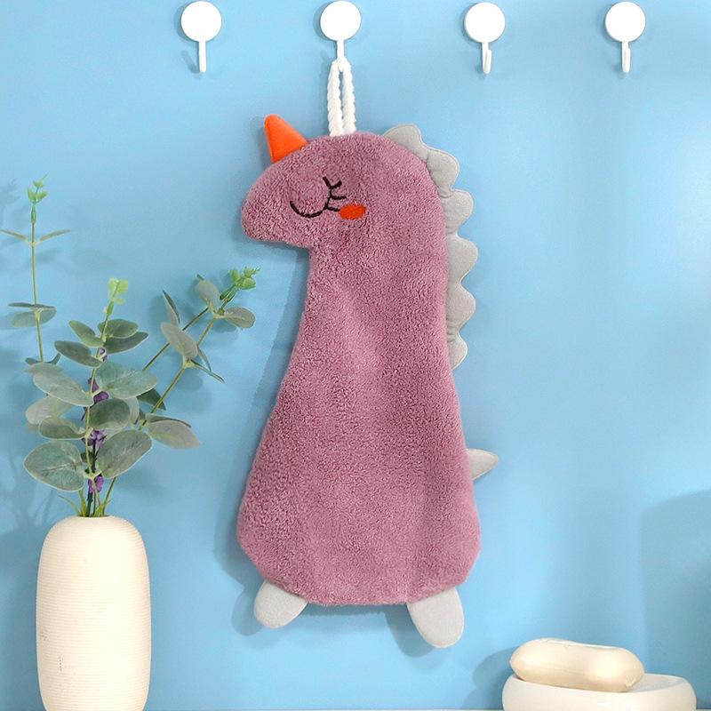 

Мультяшное животное, ручное полотенце, подвесное коралловое флисовое маленькое квадратное полотенце, мягкое, высоко впитывающее и не линяющее