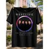 Maglietta Uomo Westlife 25° Anniversario World Tour - Stampa Ufficiale e Iconica, Girocollo Casual Vestibilità Larga Adatta ai Fan della Musica, Regalo per