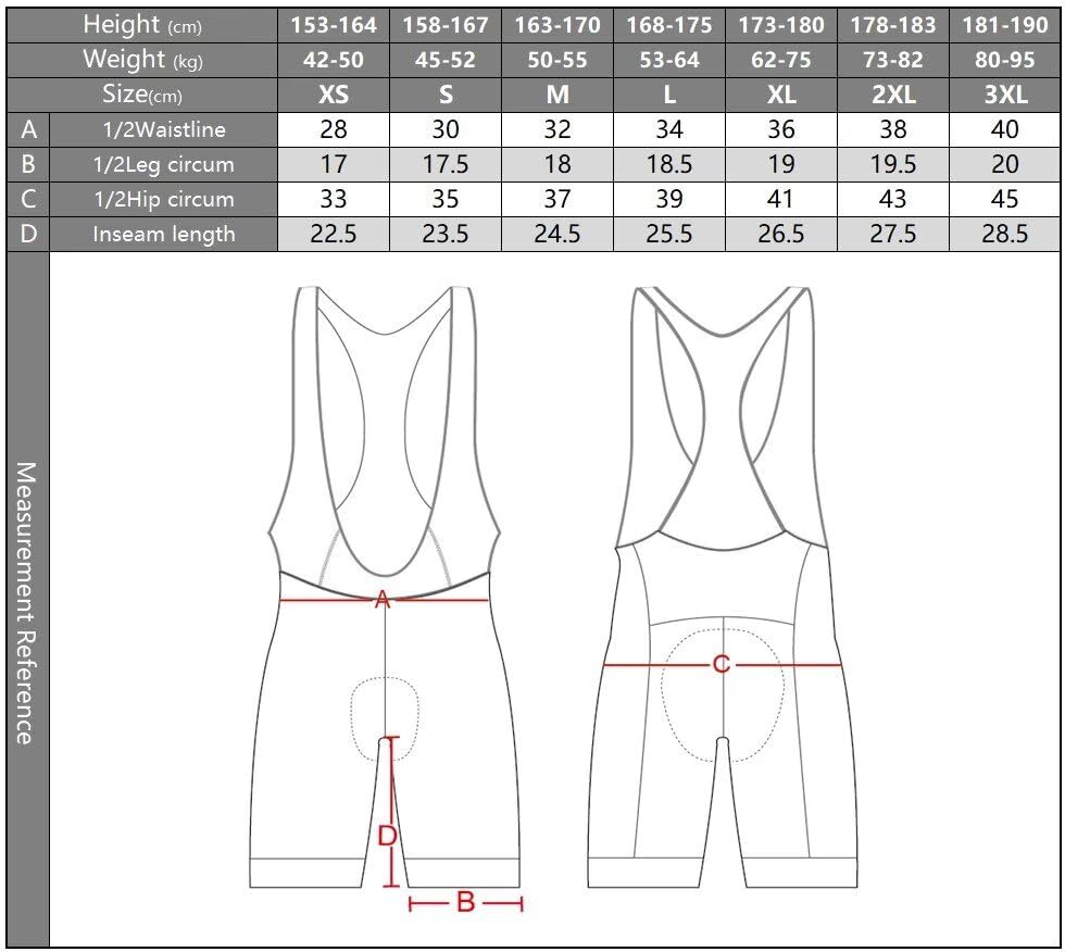 Morethan Cycling Bib Pants with and Stretchy Features Men's (Size L/Black/Cropped Length) Pad, Sweat-Wicking, Quick-Drying, Reflective, (BVP-013)