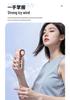 T242 Mini Handheld Fan: USB Rechargeable, Digital Display, High-Speed Turbine