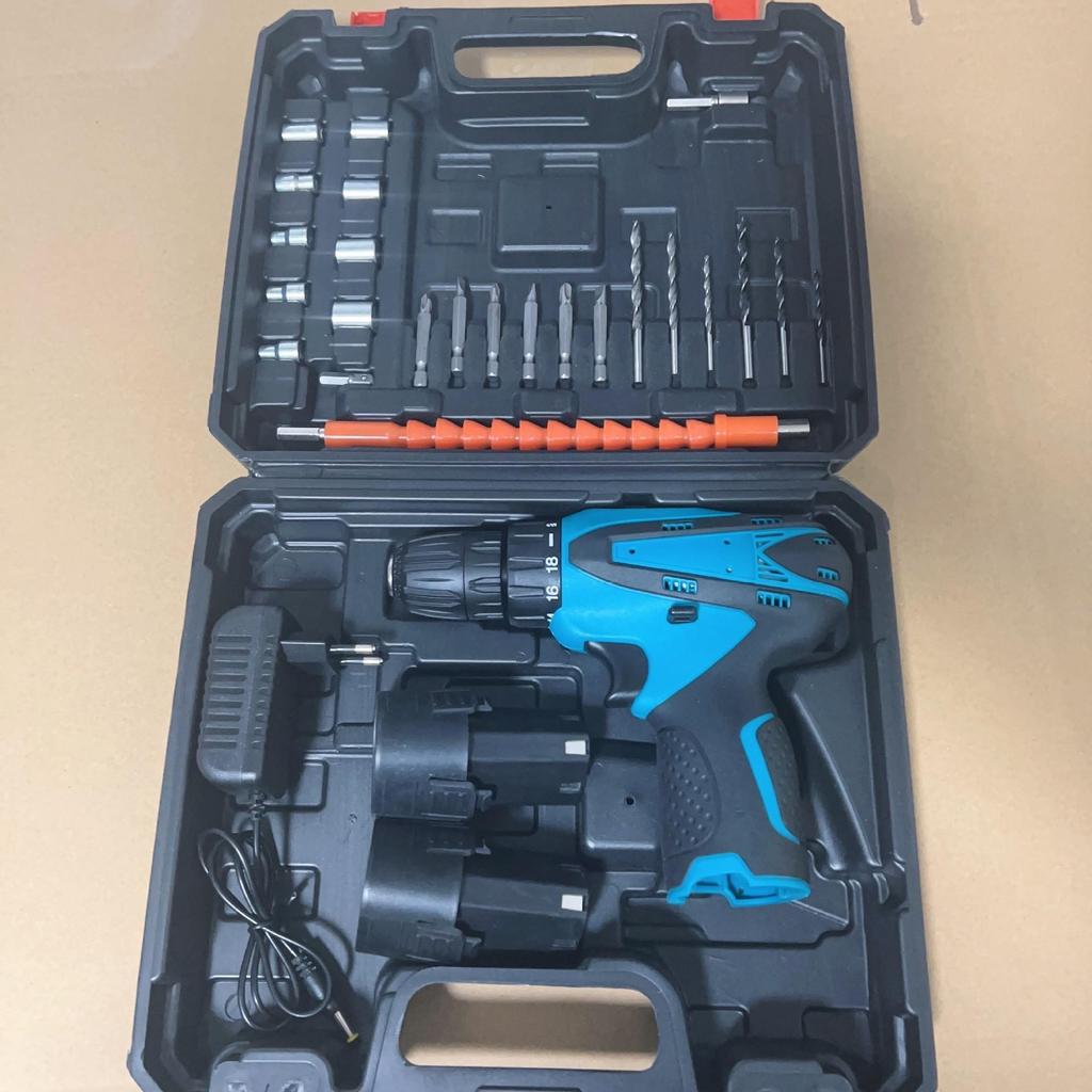 12V Rechargeable Power Tool Set with Lithium Drill & Electric Screwdriver