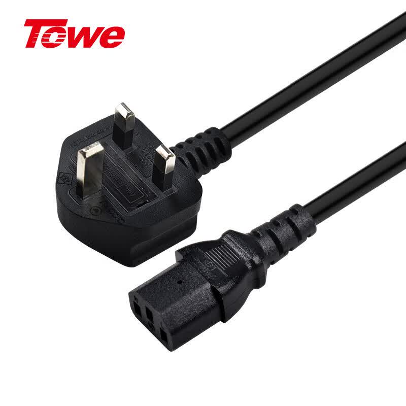TOWE UK Plug To C13 Power Cord