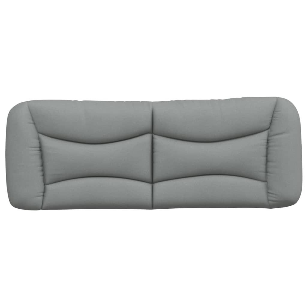 Vidaxl Poduszka Na Wezgłowie, Jasnoszara, 120 Cm, Tkanina