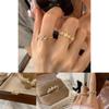 Trendy Enamel Drip Glaze Geometric Butterfly Floral Ring For Women Adjustable Size Beautiful Design