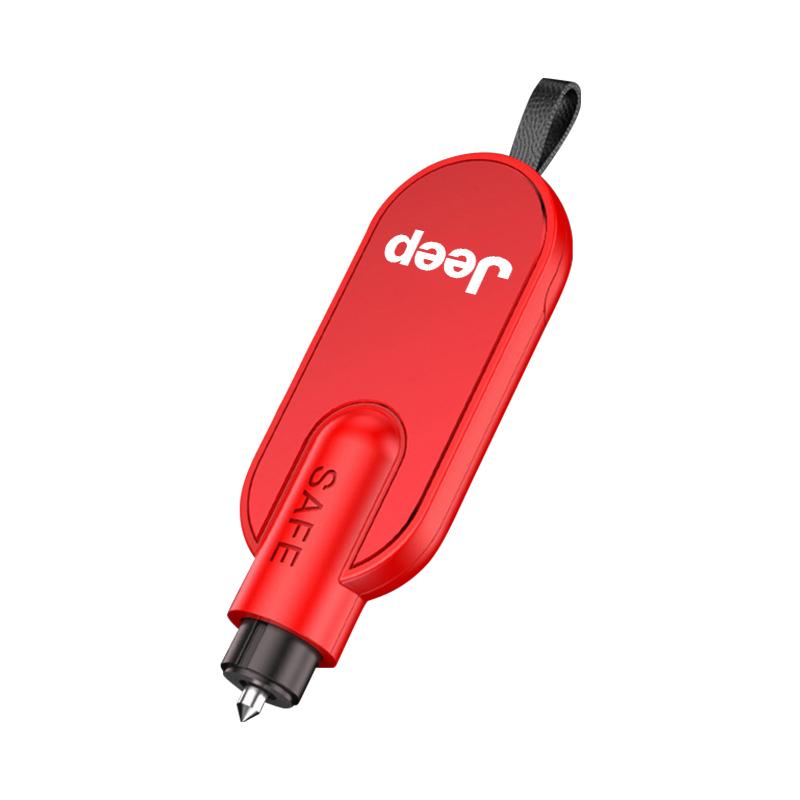 Car Safety Hammer Emergency Glass Window Breaker Escape Tool For Jeep Grand Cherokee Wrangler JK Gladiator Compass Renegade