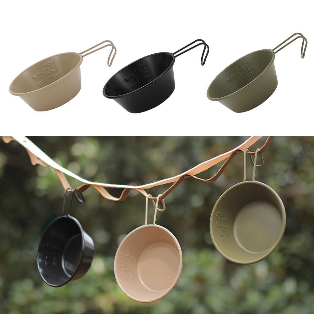 

Reusable Barbecue Food Bowl Stainless Steel Picnic Bowl Convenient Camping Cup Outdoor