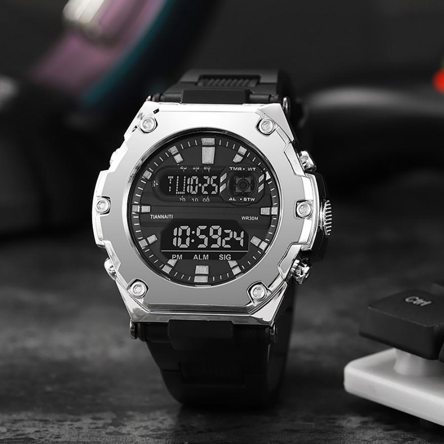 

Многофункциональные мужские спортивные часы Водонепроницаемые Светящиеся Будильник Наружные Фитнес Цифровые часы Электронные наручные часы для мужчин и детей