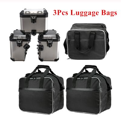 3 Pièces Sacs de Bagage Moto pour BMW R1200GS Adv Noir Sacs Intérieurs R 1200 GS adventure REFROIDI PAR EAU 2013-2017 Sacs Valises Latérales Arrière Supérieures