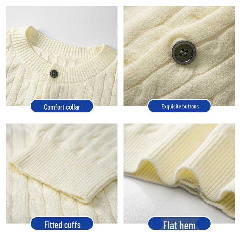 Jeanswest Unisex Heavyweight Relaxed Knit Cardigan