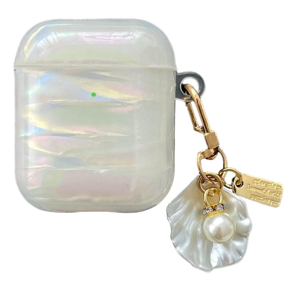 IMD TPU Case with Pendant for Apple AirPods with Charging Case (2016)/(2019)/AirPods with Wireless Charging Case (2019)