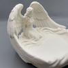 Detailed Angel Wing Shape Decorative Tray Display Plate Suitable for Jewelry Storage and Vanity Table Organization