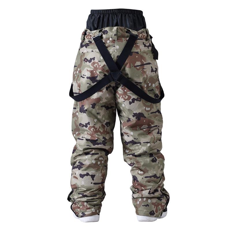 Men's Outdoor Winter Warm Ski Pants Insulated Waterproof Windproof Skiing Pants for Men Breathable Sport Workout Oversize Snowboarding Snow Trousers