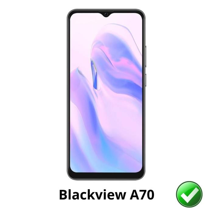 Screen Protector - Phonillico - Blackview A70 - Pack of 2 - Ultra Thin - Scratch Resistant