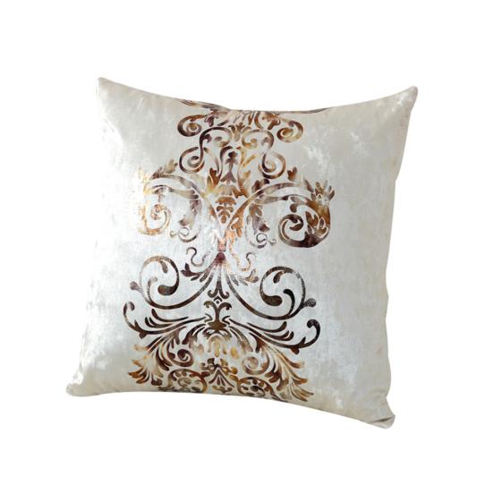 45x45cm Luxurious Bronzing Pillow Case Sofa Car Cushion Cover Home Decoration
