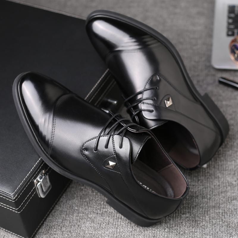 Men Dress Lace-Up Shoes Top Quality Pointed Toe Flat Men Formal Shoes Men Business Shoes JZ-3625-5