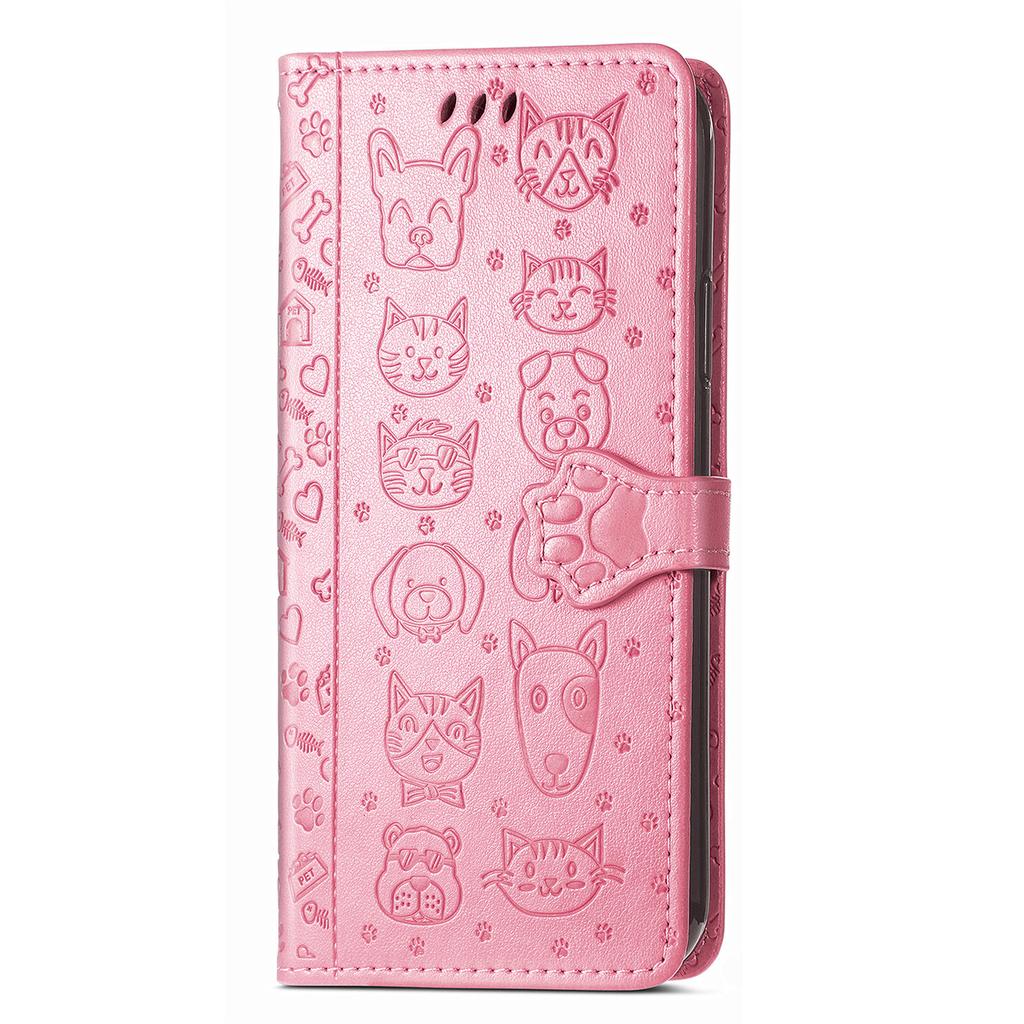 For Xiaomi Redmi Note 14 Pro 5G/Poco X7 5G Case Leather Wallet Flip Phone Cover Cute Cat Dog Pattern