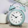 1.1 Inch European Retro Alarm Clock BB Sound Alarm Silent Hands Quartz Table Clock ABS Creative Student Night Light Table Clock