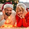 Soft Plush Christmas Santa Caps Double Layer Thick Warm Santa Hat Formal Event Hat Festival Street Wear Hat for Holidays