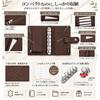 Mini 6-Ring System Planner, Genuine Leather, 6-Hole, 20mm Ring, Includes 100 Refill Sheets, Leather