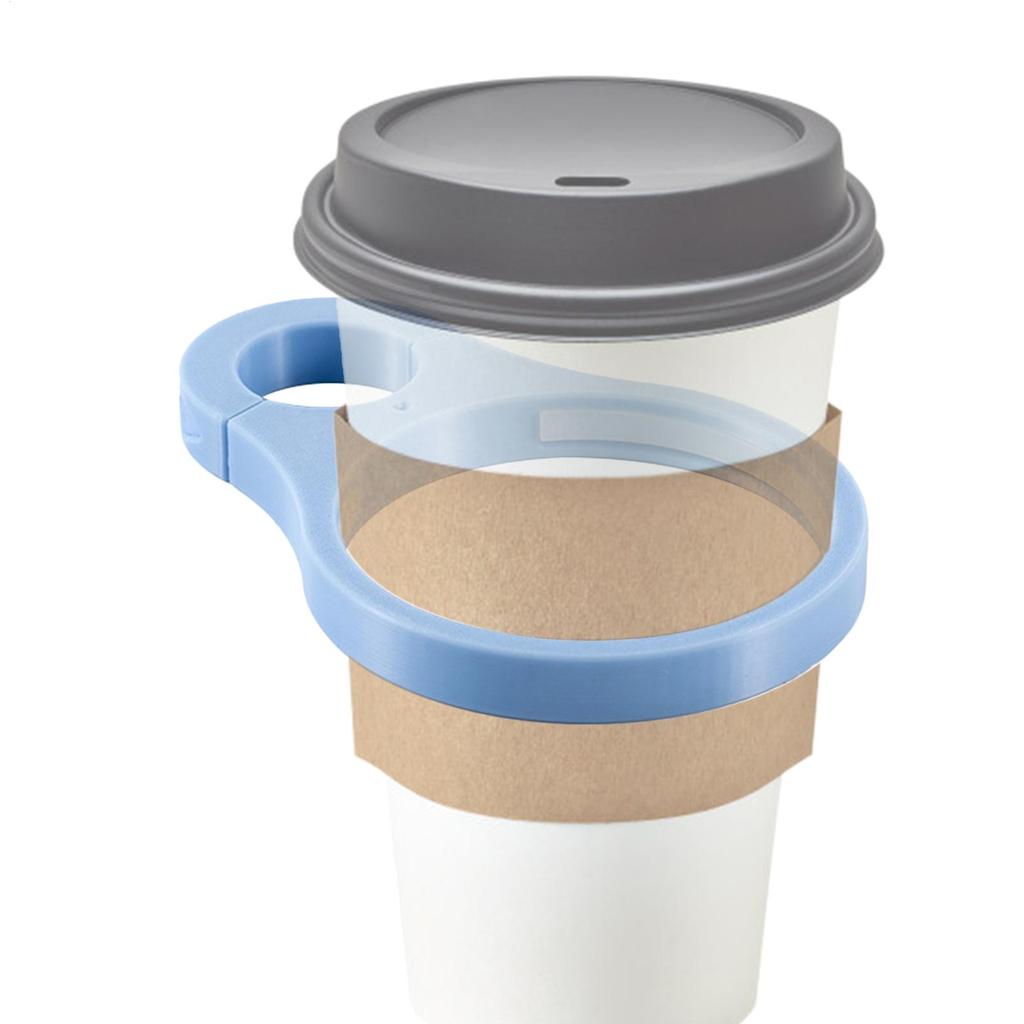 3D Coffee Cup Holder Heavy Duty Cycling Drink Holder Bike Cup Holder Handlebar Drill-Free Bicycle Water Bottle Cage Drink Bracke