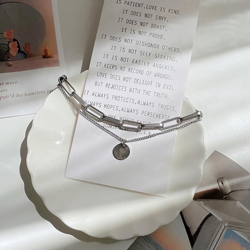 Women's Surgical Steel Bracelet Anklet Chain Large Chain Small Mix