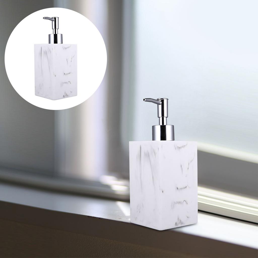 1Set Pump Soap Dispenser Made of Resin Fine Craftsmanship Decorative Shape for Household Bathroom Toilet Decoration Shampoo