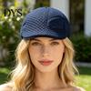 Adjustable Fit Outdoor Hat Unisex Retro Sun Hat, Lightweight Breathable Mesh Fedora, Daily Commute Solid Color for Photos Foldable Short Brim