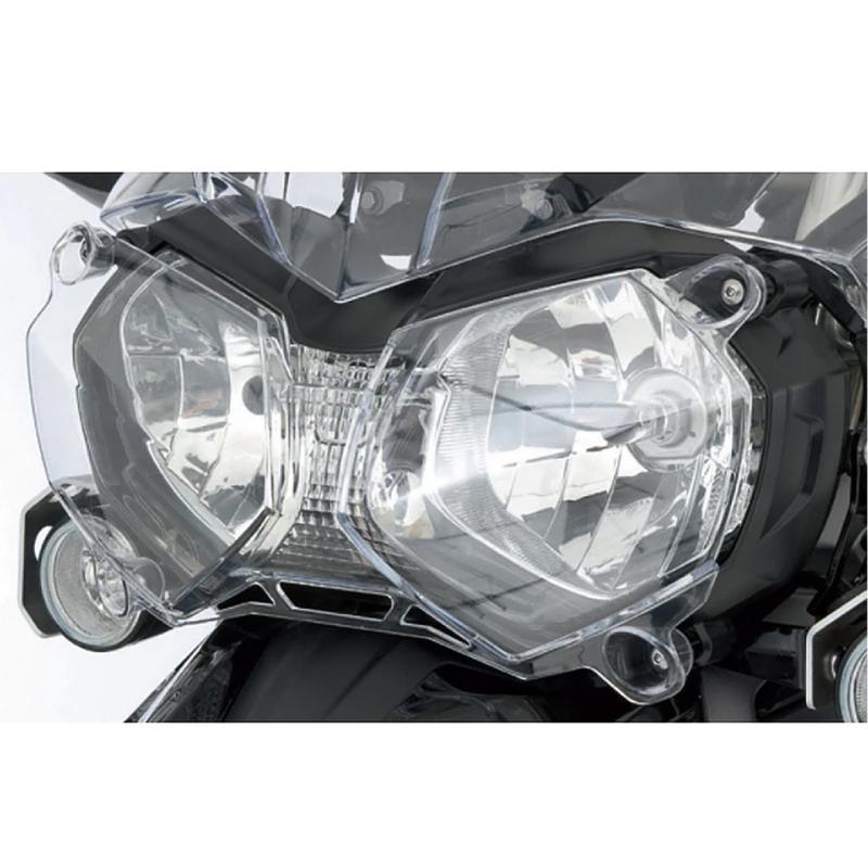Heat Resistant Headlight Protector Cover Suitable for Adventure Motorcycles Lightweight Design Enhanced Lens Protection