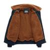 Winter Flight Jacket Men's Imitation Lamb Wool Padded Jacket Lapel Overalls Fleece Thickened Loose Thermal Padded Jacket