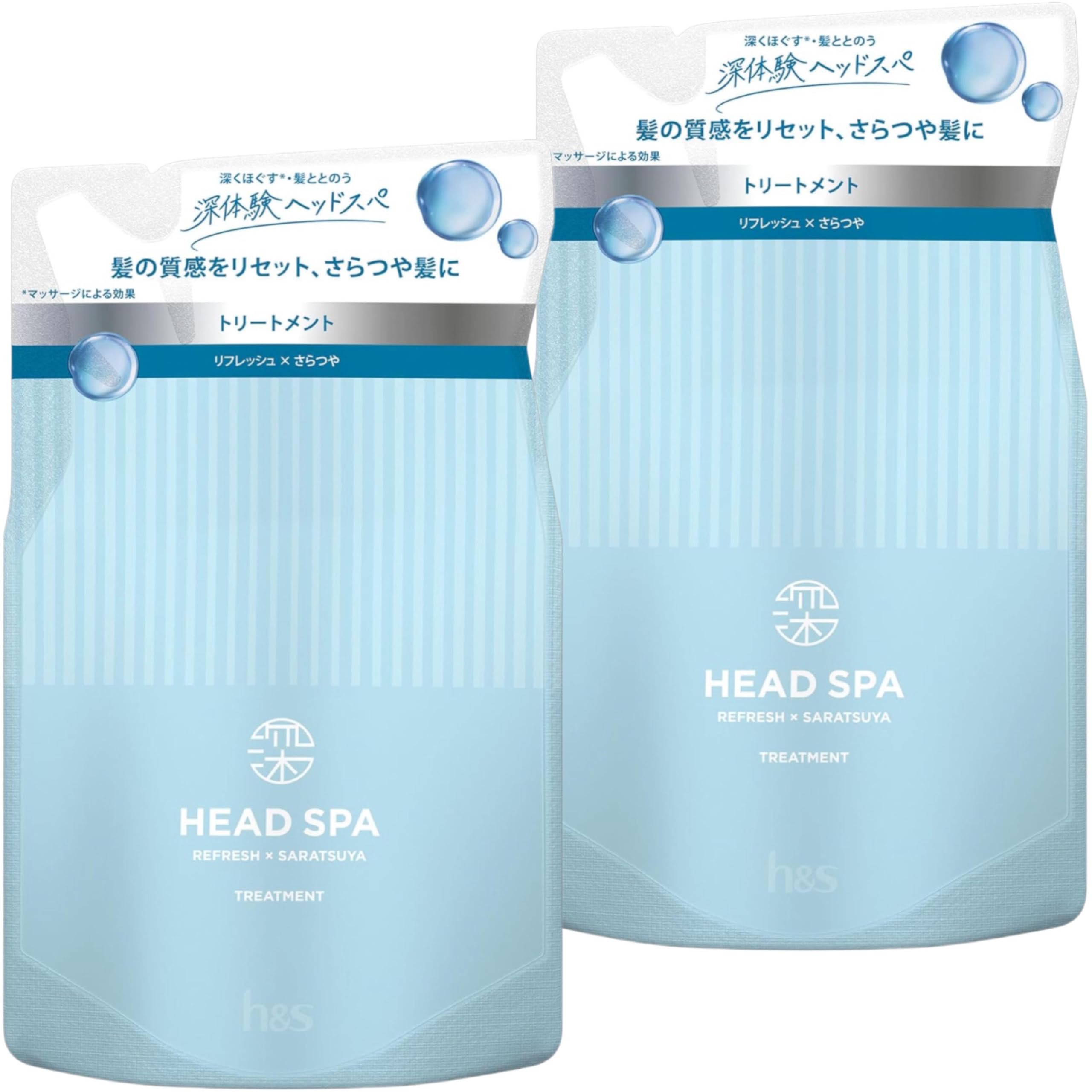 

[Amazon.co.jp exclusive] [Bulk purchase of 2] h & s Deep Experience Head Spa Treatment Refill 350g x 2