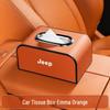 Car Tissue Box for Jeep Compass, Liberty, Patriot, and Commander: Armrest and Seat Back Pull-Out Design