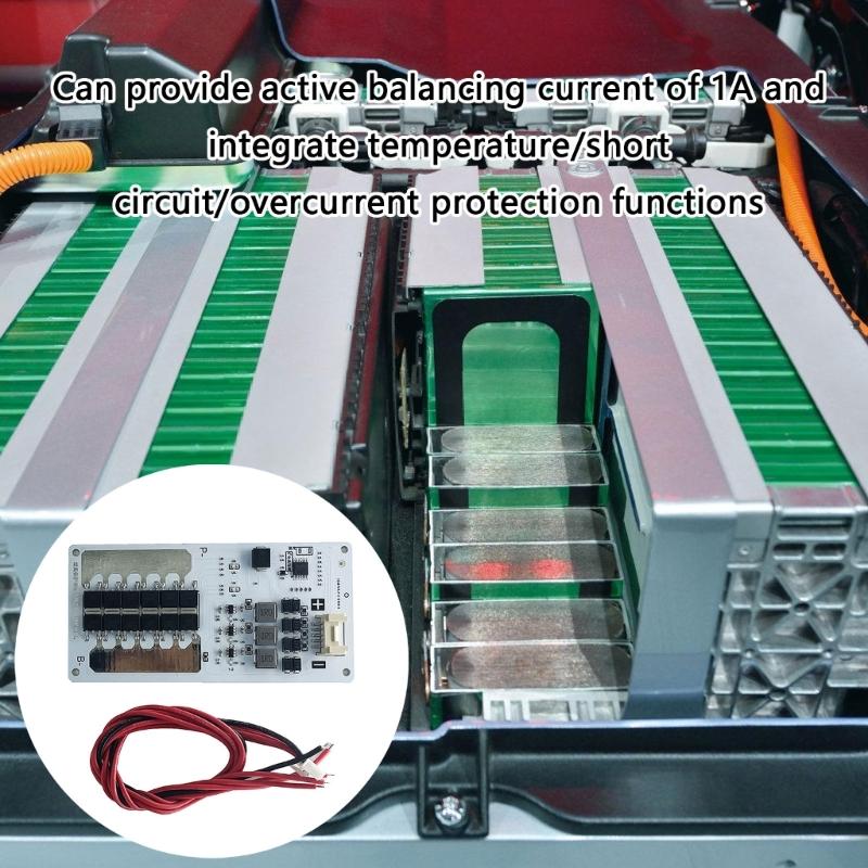 Strong Metal substrates Active Equalizers Board 4S 25A Support Intelligent Charge Protect for 12V Lifepo4 Battery Systems