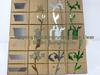 Six-String Portable Pocket Guitar Fingerboard with Flower Pattern - Black Practice Tool