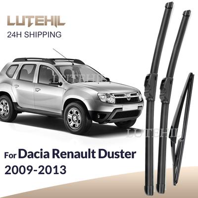 For Dacia Renault Duster 2009-2013 2010 2011 2012 Wiper Front&Rear Wiper Blades Windshield Windscreen Window Brushes 20"+20"+12"