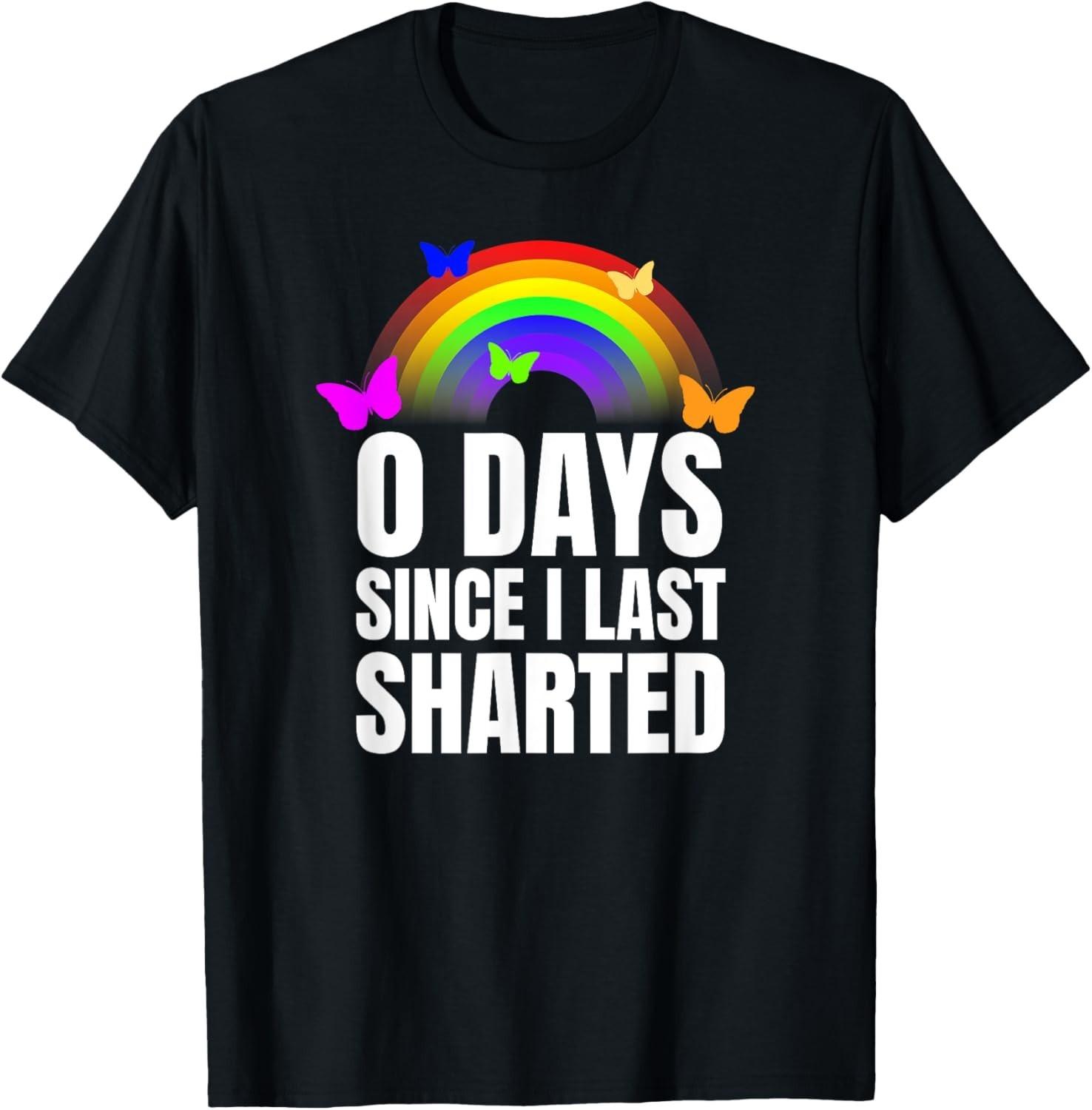 Sharted Joke Sharting Pants Shart Funny Embarrassing Airport T-Shirt Mens Womens Tees Top 3XL