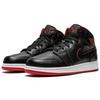 Jordan 1 Retro Mid Black Gym Red 554725-028