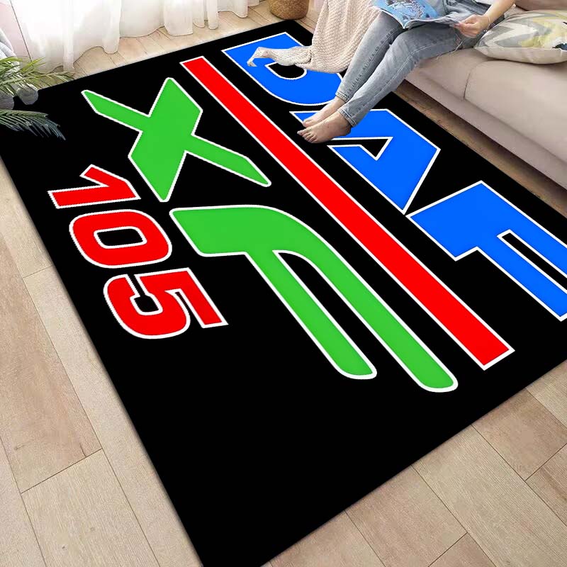 Daf Truck Carpet and Rug Classic Car Logo Carpet Floor Mat Living Room Bedroom Decorate Soft Carpet Kids Room Rug Washable Rugs