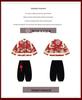 Girls' Winter 2025 New Year's Outfit with Fur Trim - Festive Baby Girl Clothing Set