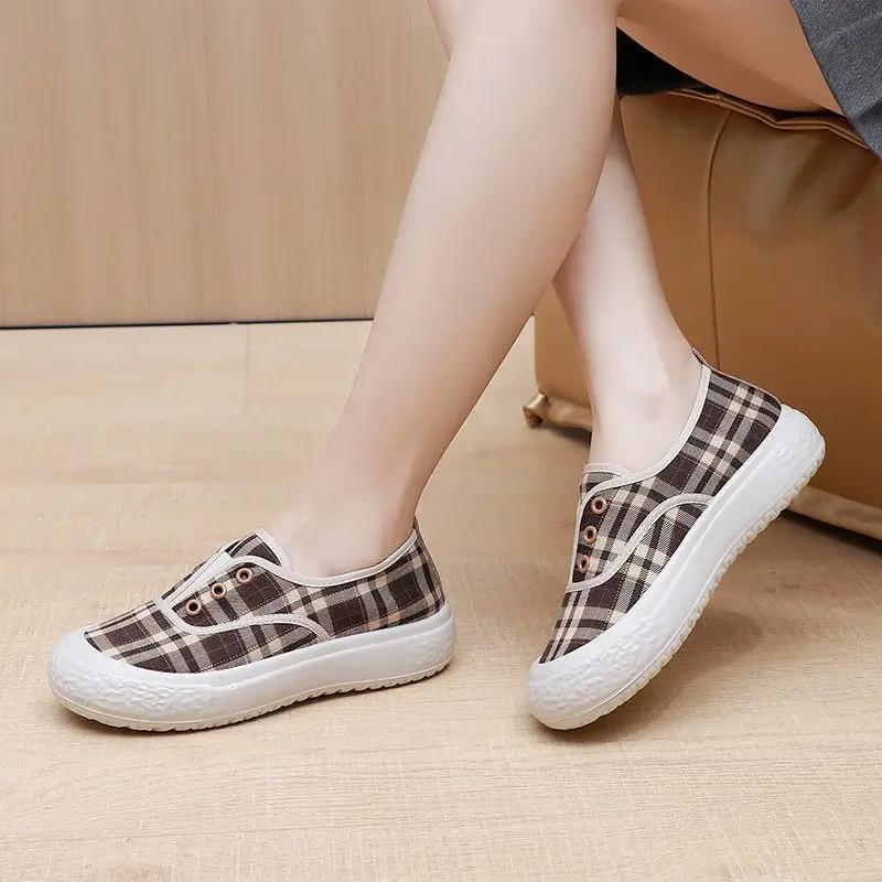 Fashion Casual New In Breathable Slip On Ladies Footwear Designer Luxury Walking Stylish Daily Routine High Quality Deals Women's Shoes